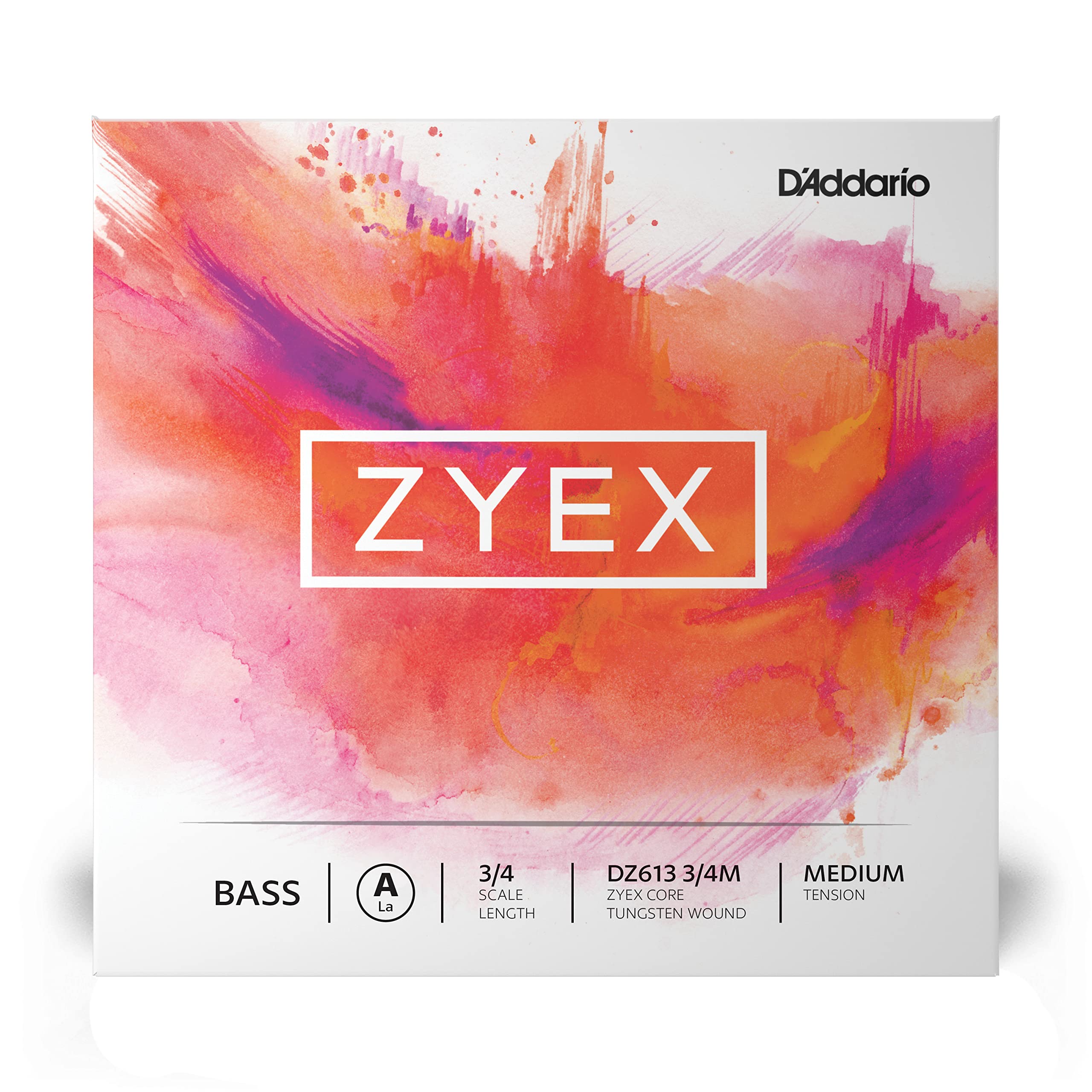 D'Addario Zyex 3/4 Scale Medium Tension Bass Single A String