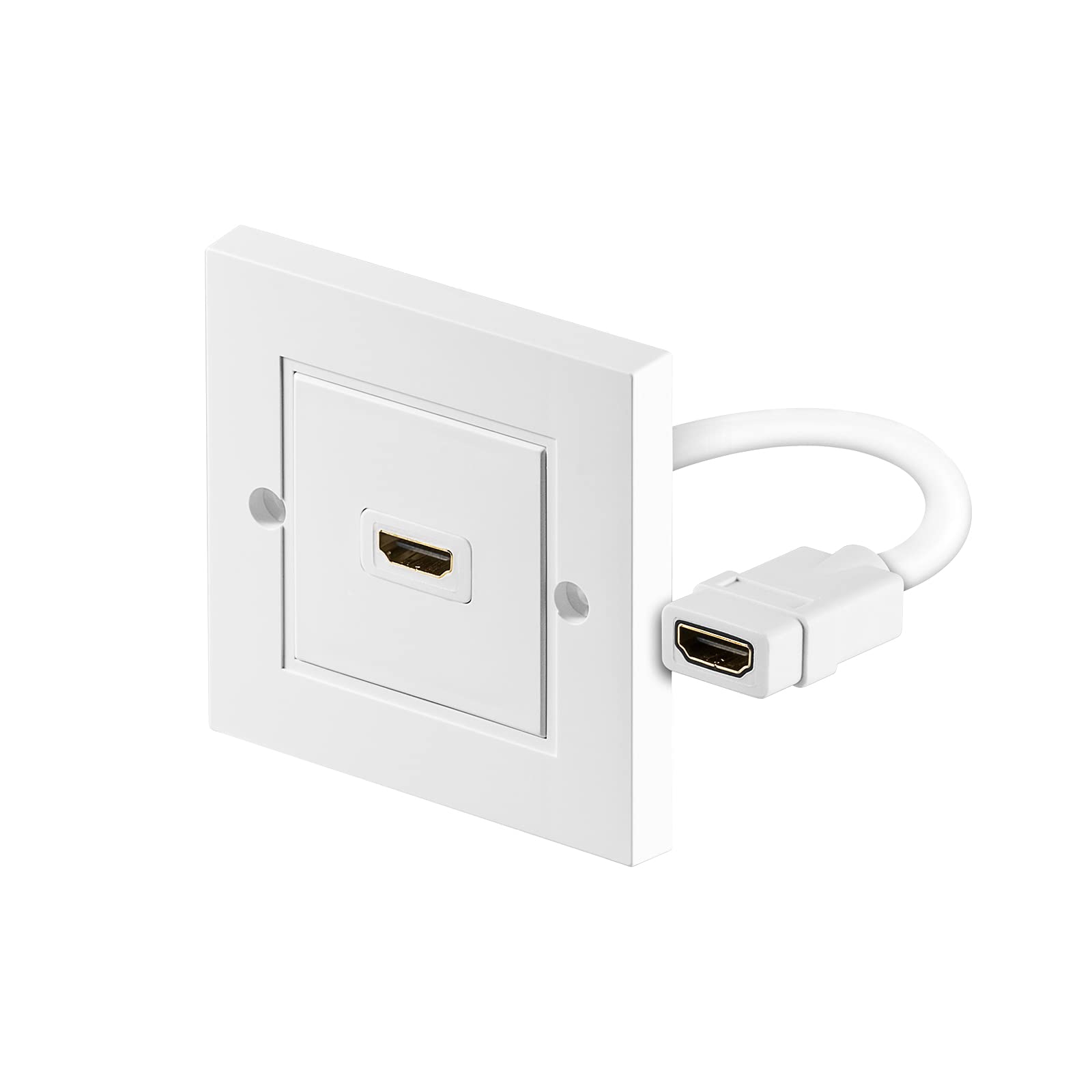 Wentronic 51722-GB 1 x HDMI A-Jack Shielded HDMI Wall Socket