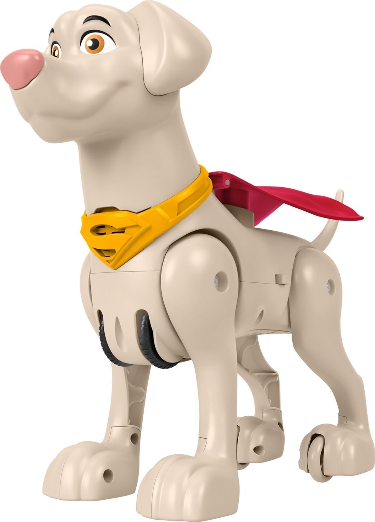DC Comics Fisher-Price DC League Of Super-Pets Krypto Toy, 14 inches long, Authentic Movie Figure With Sounds Phrases & Motorized Motion, Rev & Rescue, HGK99