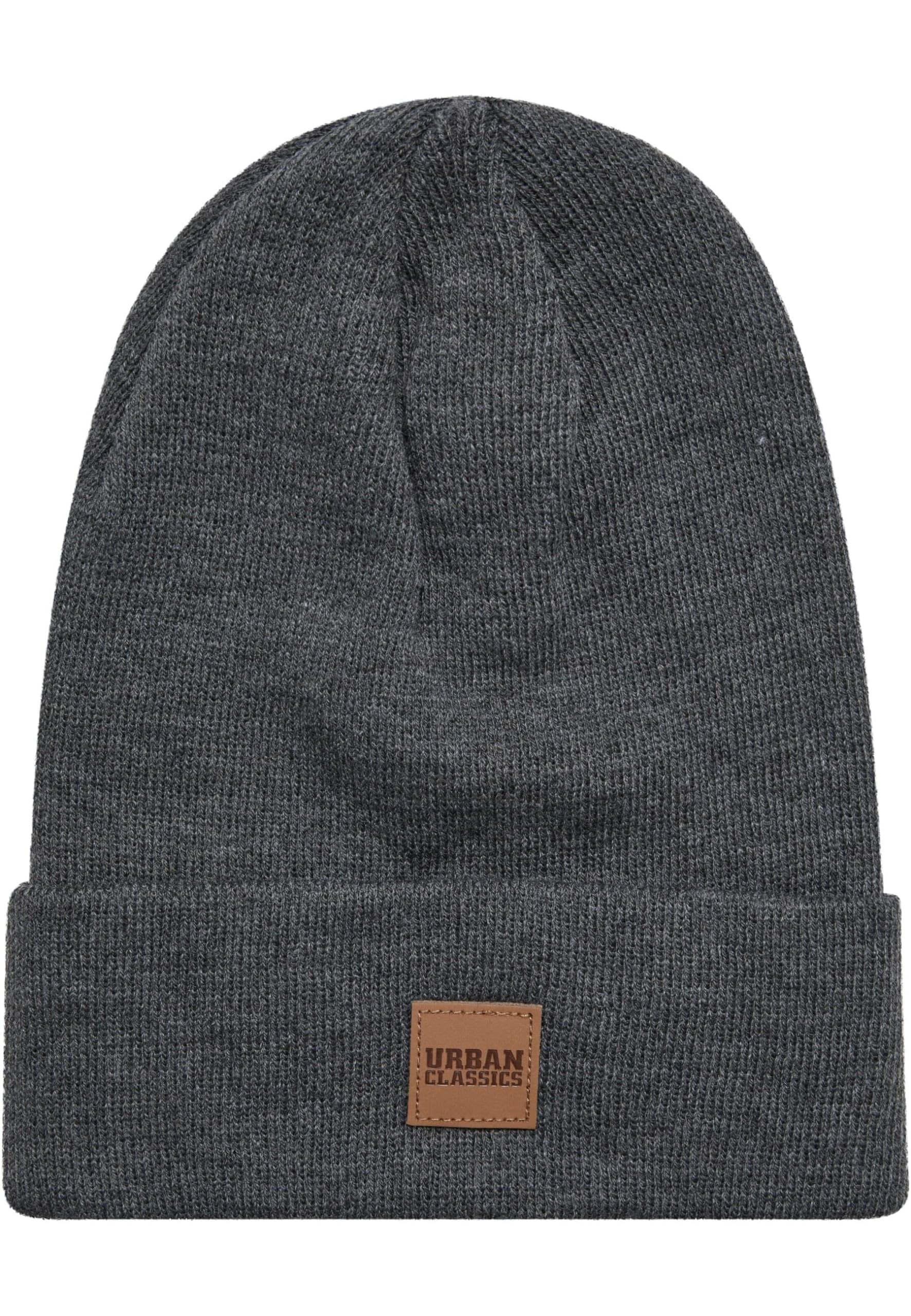 Urban Classics Bonnet Leatherpatch Long One Size