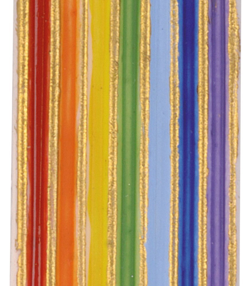 Efco Wax Decoration Small Stripe 55 x 25 mm 1 pc. Rainbow