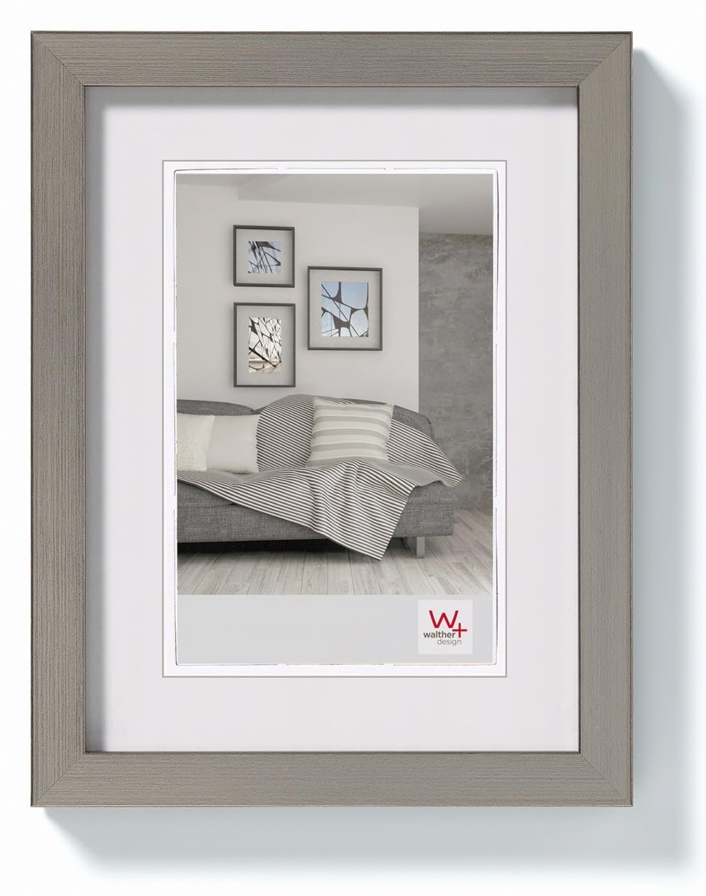 walther design Photo Frame Steel 13 x 18 cm Construction Design Frame JK318D