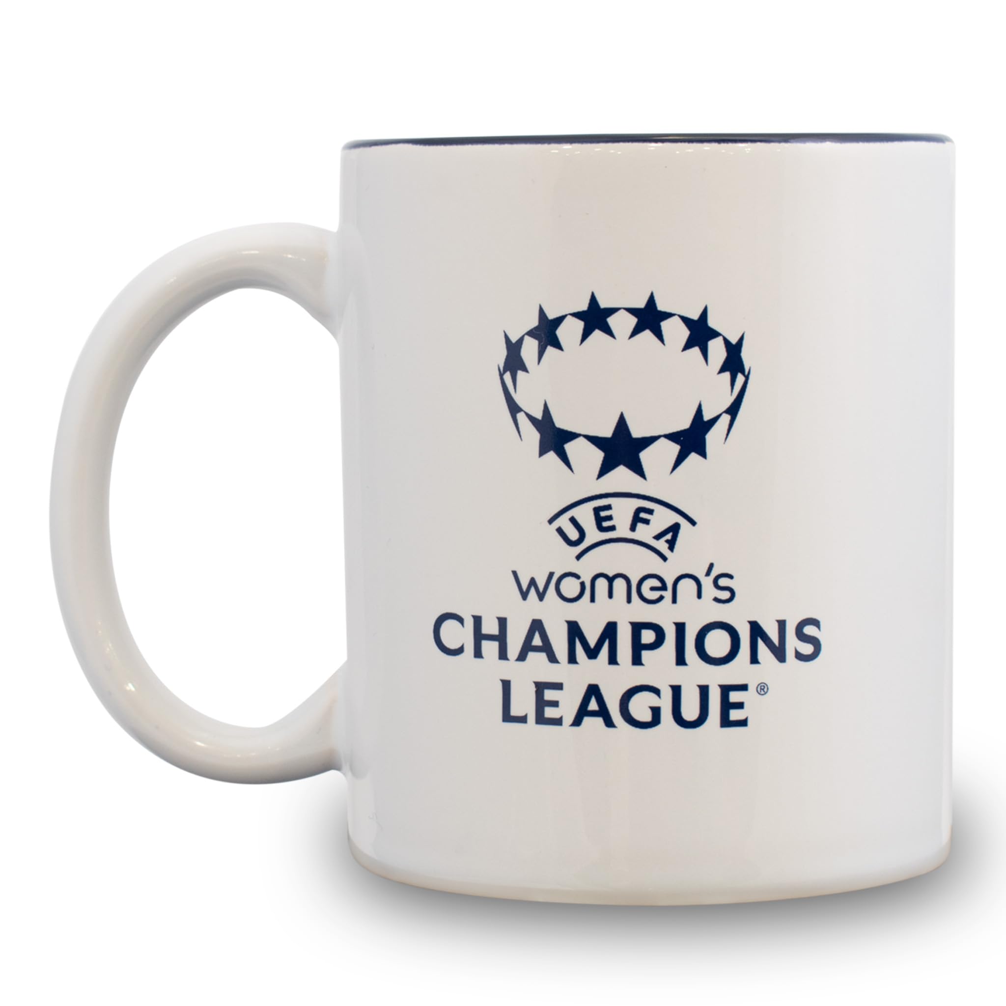 UEFA Women's Champions League Ceramic Coffee Mug, 11oz - UWCL Officially Licensed Merchandise Cup, Microwave Safe Cup for Hot Drinks and Tea, Football Gift for Kids & Adults