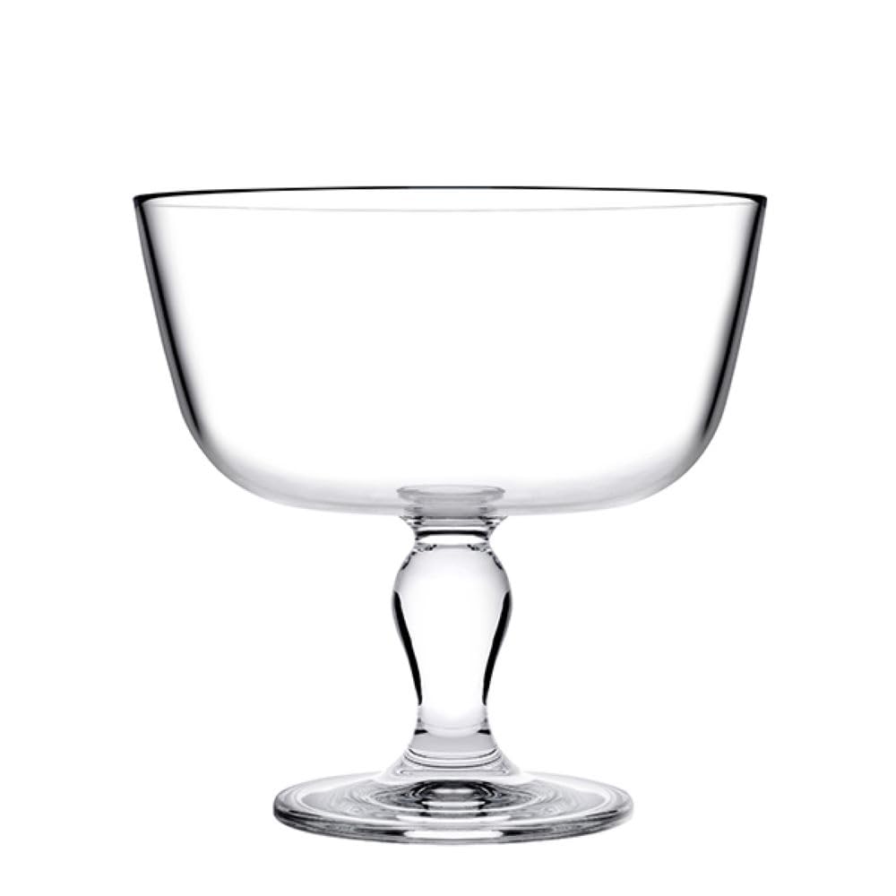 Pasabahce Modern Transparent Glass Cake Stand, 22.5 cm Round, 2 L Capacity