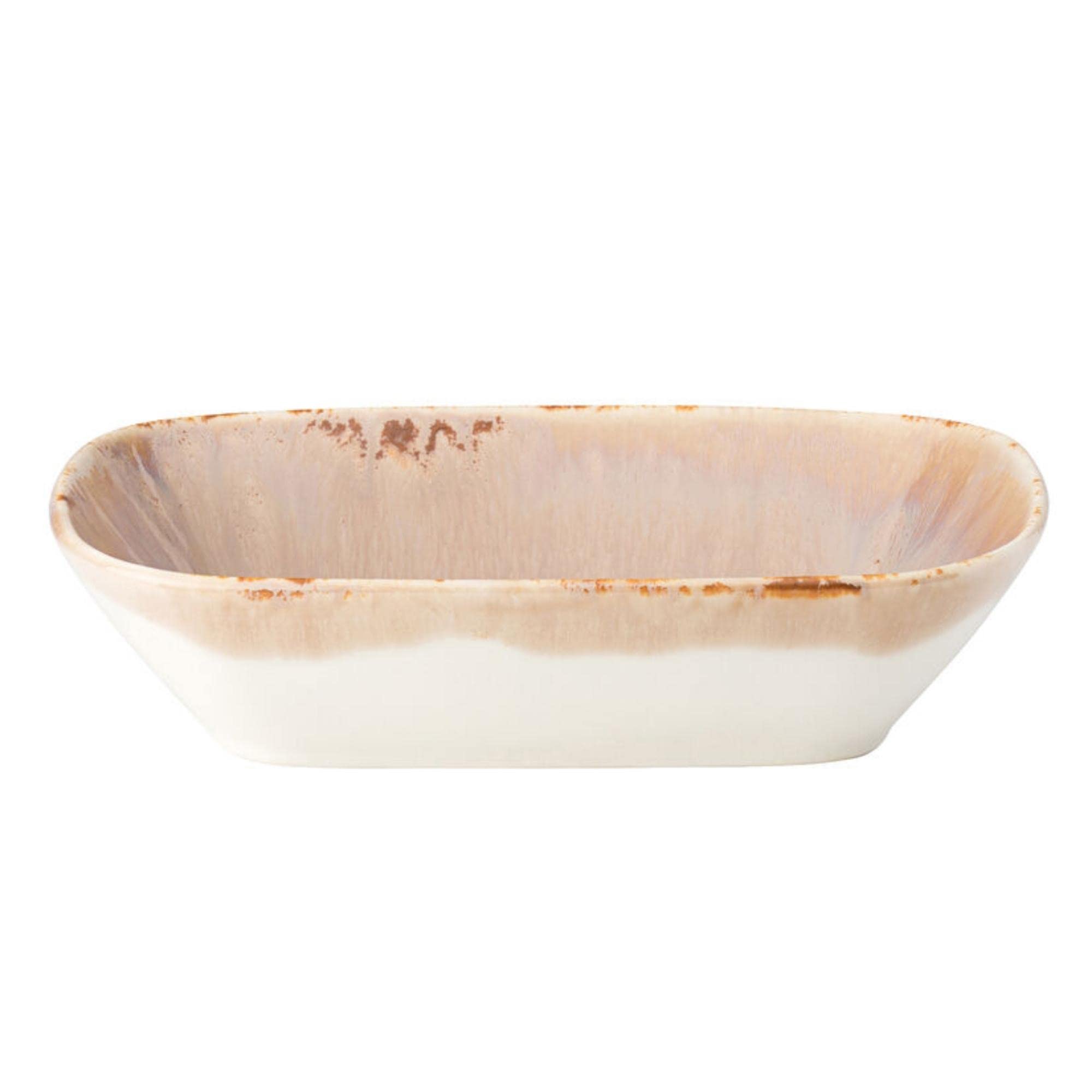 Utopia Murra Blush Rectangular Dish 20 x 14cm, CT9543-000000-B01006, Pack of 6