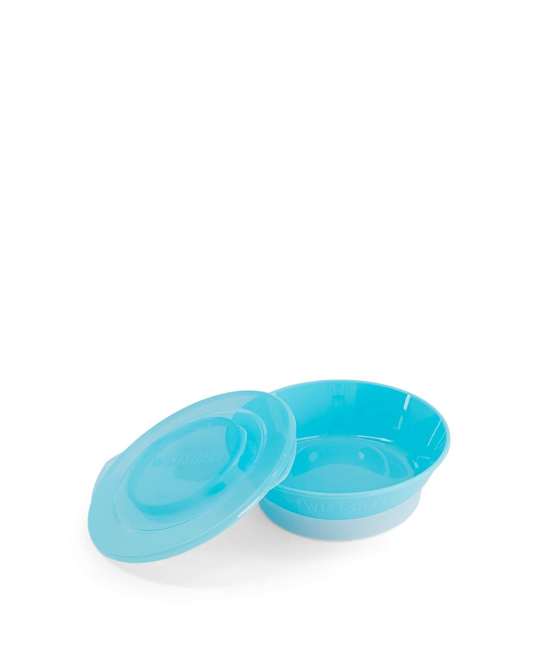 Twistshake Baby Bowl with Airtight Lid | BPA-Free | 6 Month+ Feeding Plate | Food Training Plate for Kids | Food & Cereal | Learning Bowl for Kids | Blue