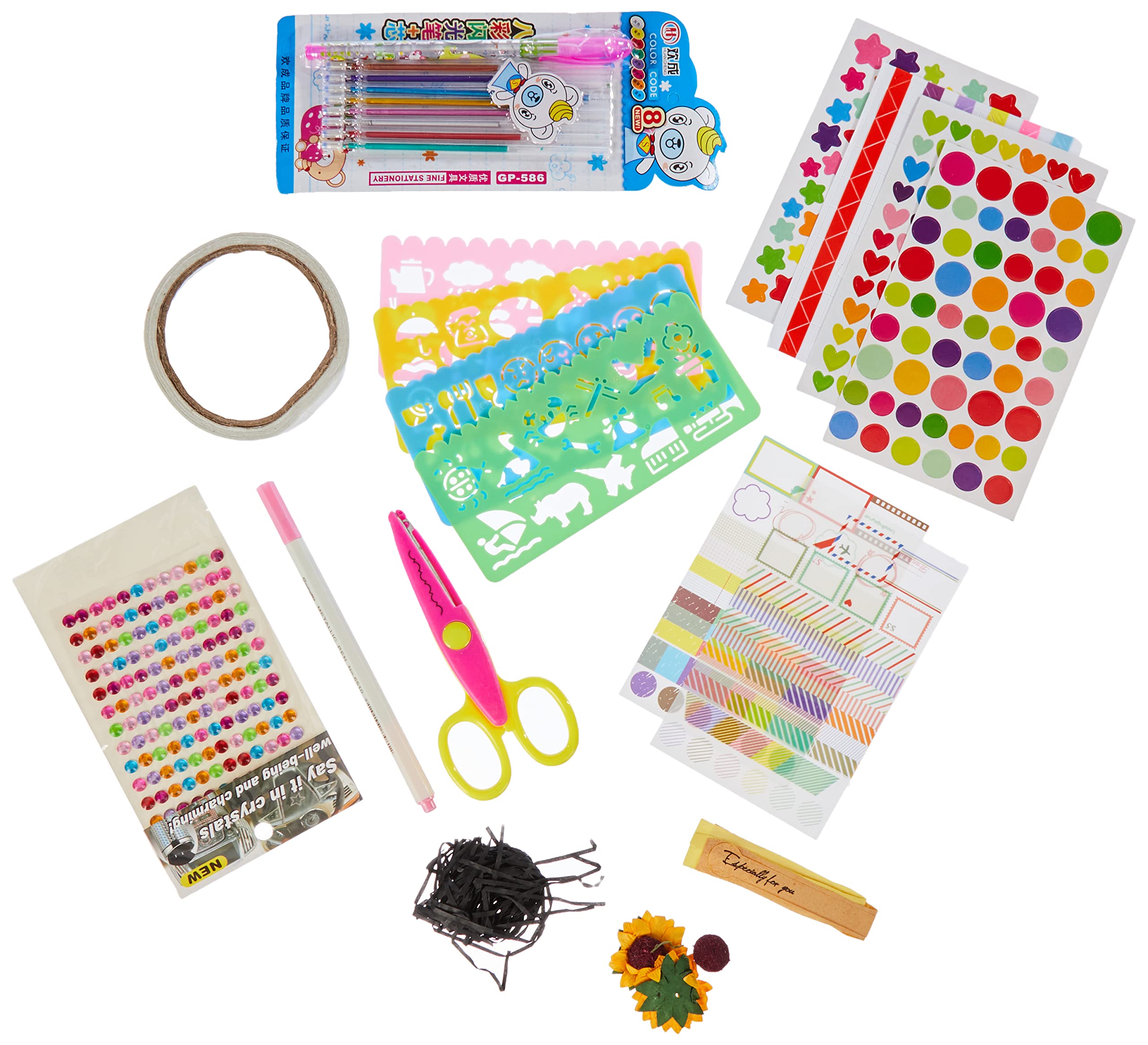 Pink Ribbon Stickers Flowers Hedge