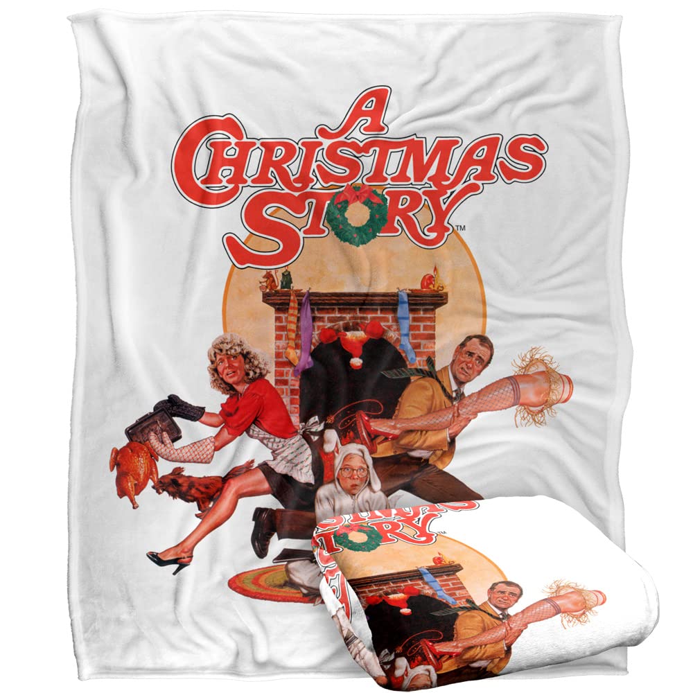 A CHRISTMAS STORY Poster Silky Touch Super Soft Throw Blanket 152 x 127 cm