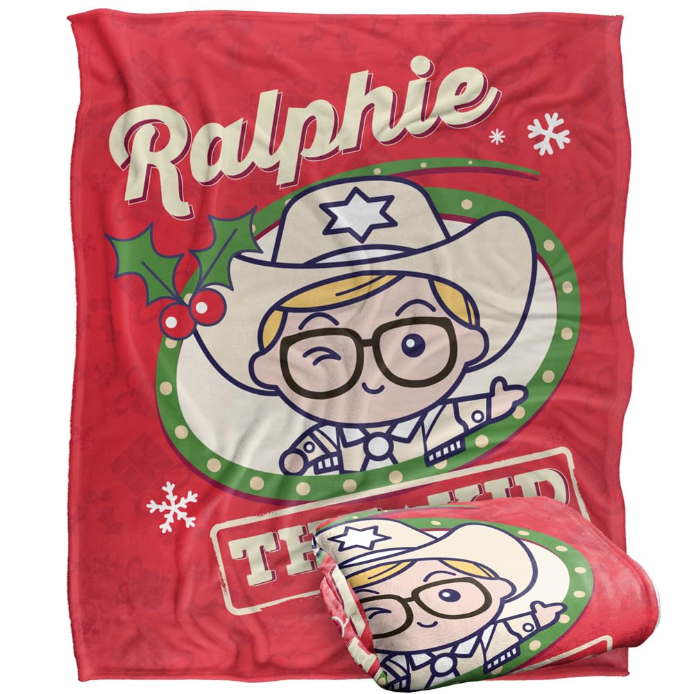 A CHRISTMAS STORY Blanket, 152 x 127 cm Ralphie The Kid Silky Touch Super Soft Throw Blanket