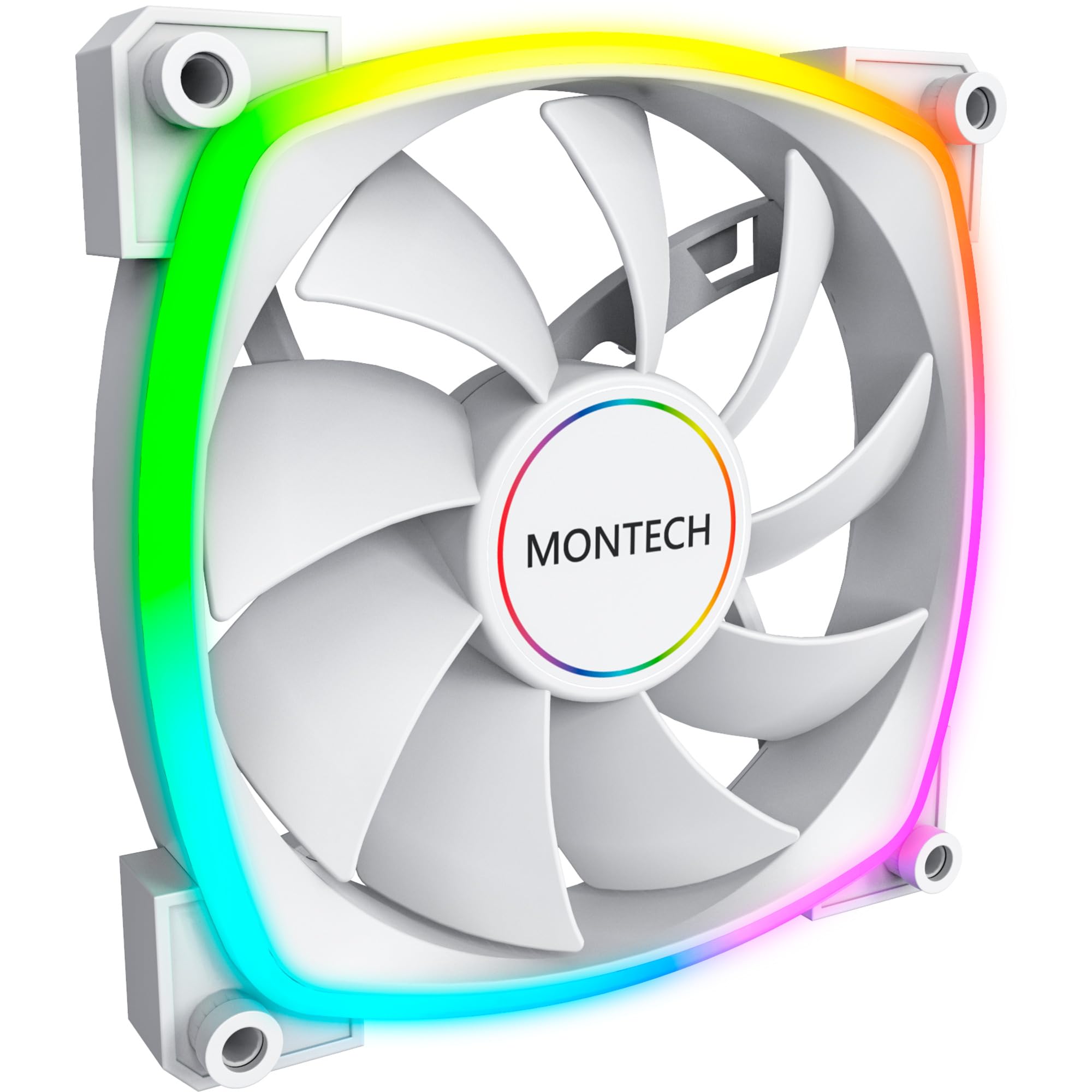 Montech AX140 PWM White 140mm ARGB Case Fan