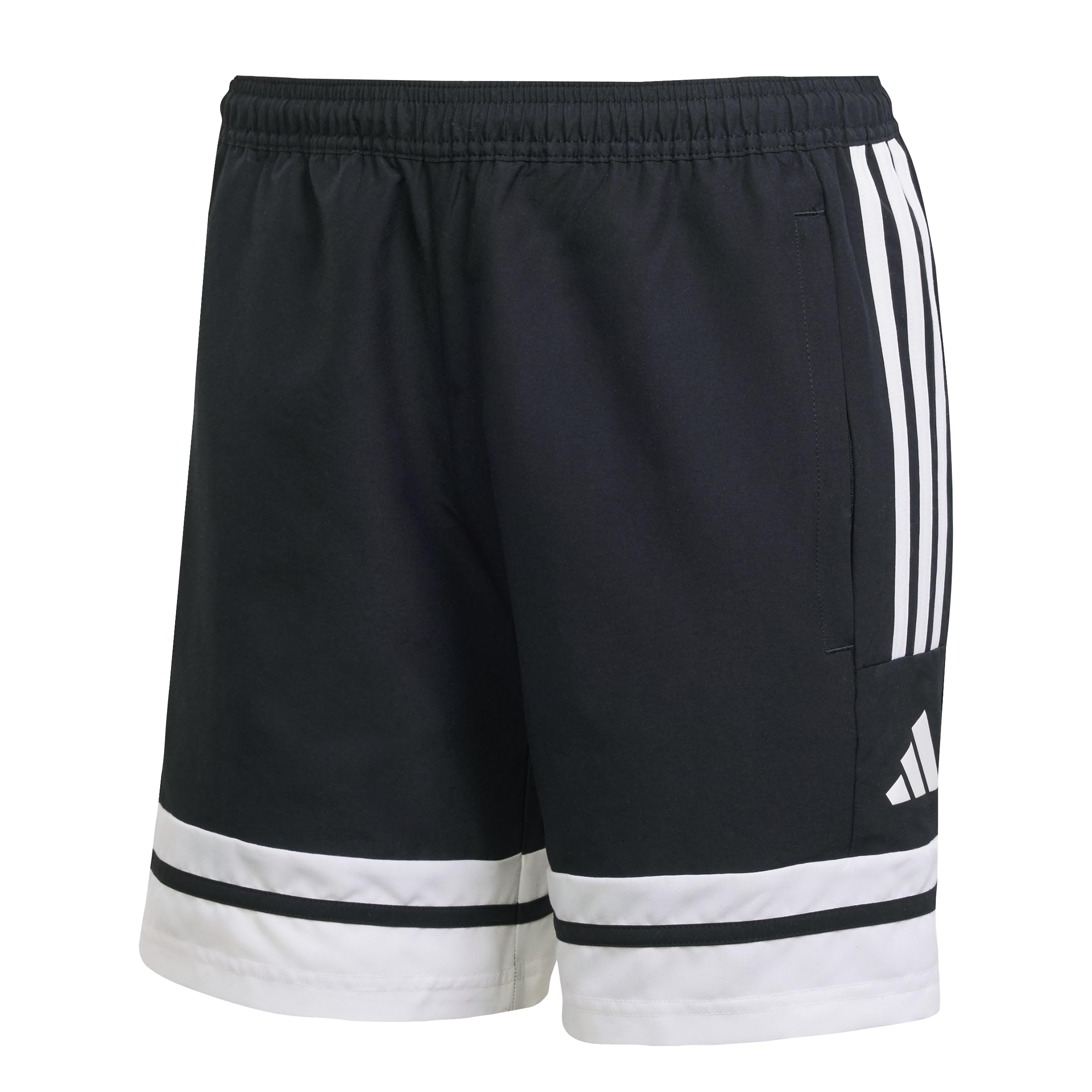adidas Women's SQUADRA25 Downtime Woven Short, Black/White, S