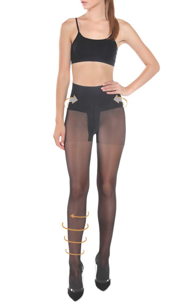 Marie France Women's Repos Active 40 den Tights, Black, S