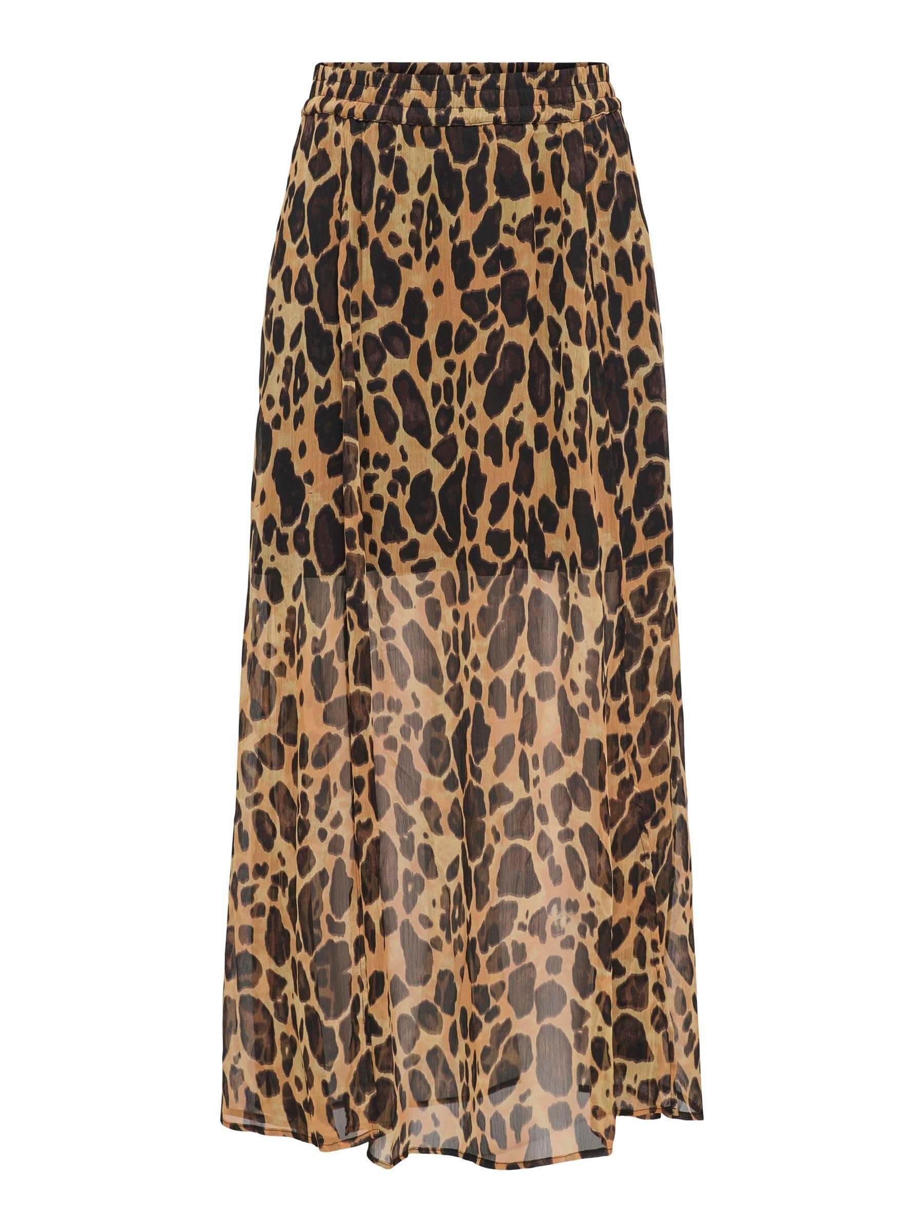 ONLY Women's Onlasta Life Slit Ankel Skirt WVN, Black, S