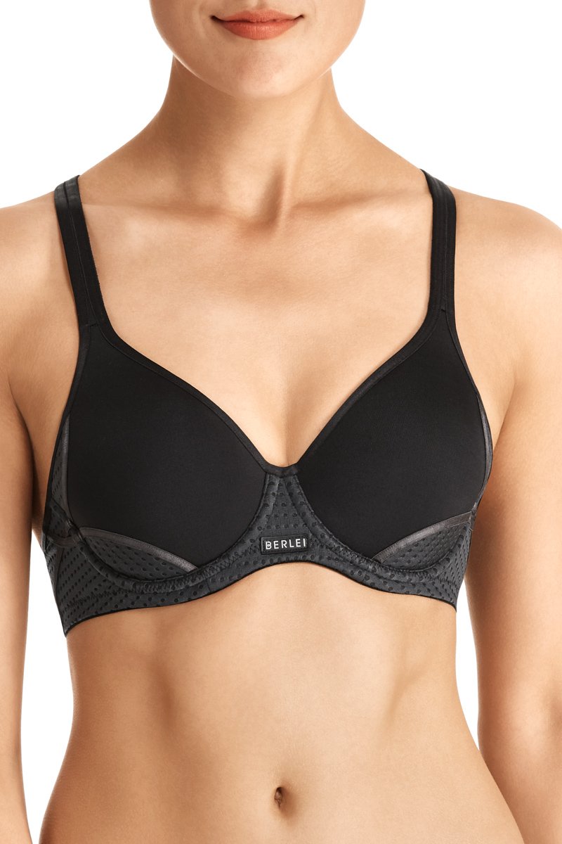 Berlei Womens Electrify Mesh Padded Underwired Bra. Everyday Bras, Black, 30 / 30B UK