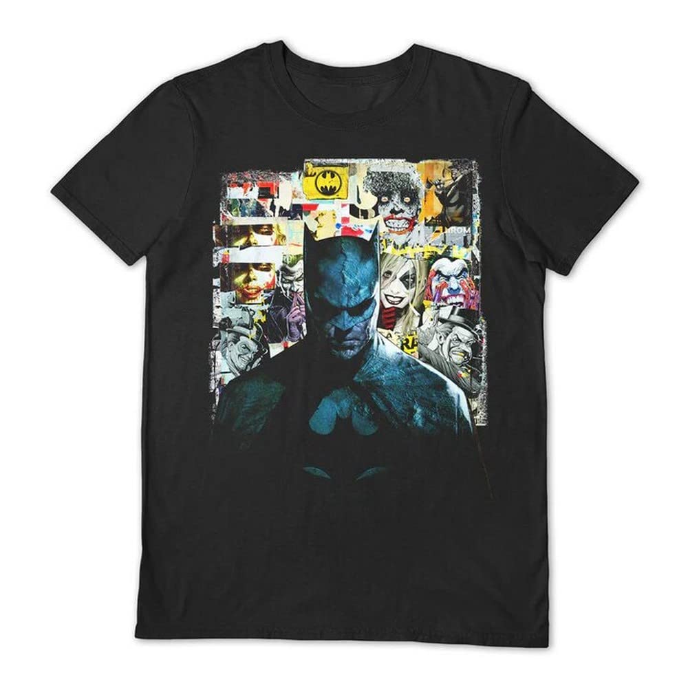 Pyramid International Men's Villains T Shirt, BLACK, S UK