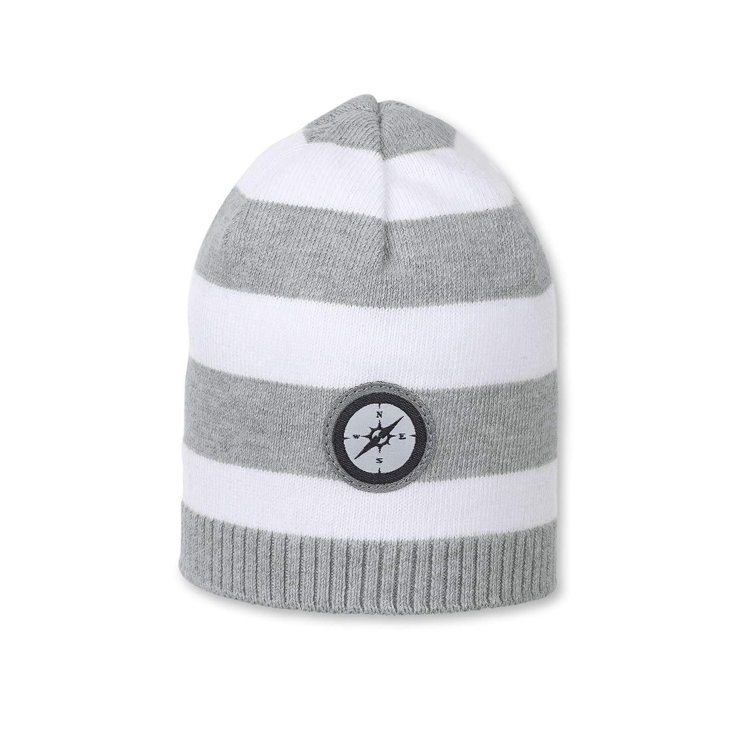 Sterntaler Boys Knit Cap, Age: 4-5 Months, Size: 41 cm, Silver
