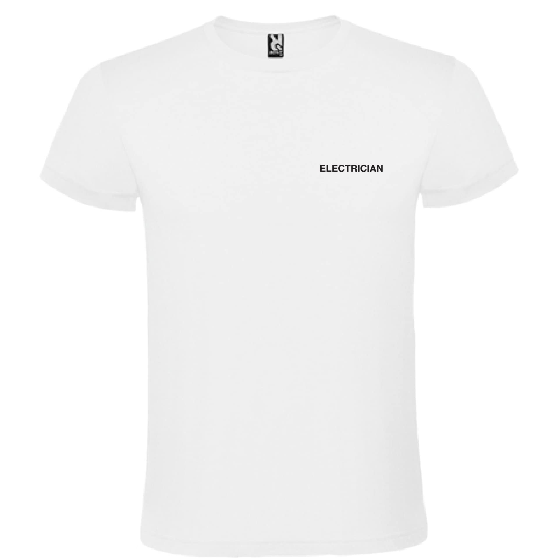 VSafety Electrician T-Shirt - White - X Large