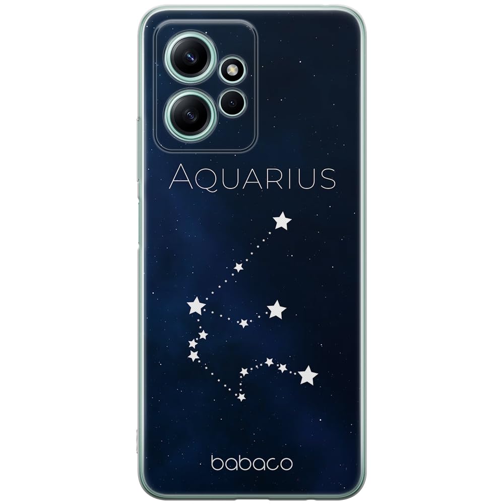 Babaco ERT GROUP mobile phone case for Xiaomi REDMI NOTE 12 4G original and officially Licensed pattern Zodiac Constellation 011 optimally adapted to the shape of the mobile phone, case made of TPU