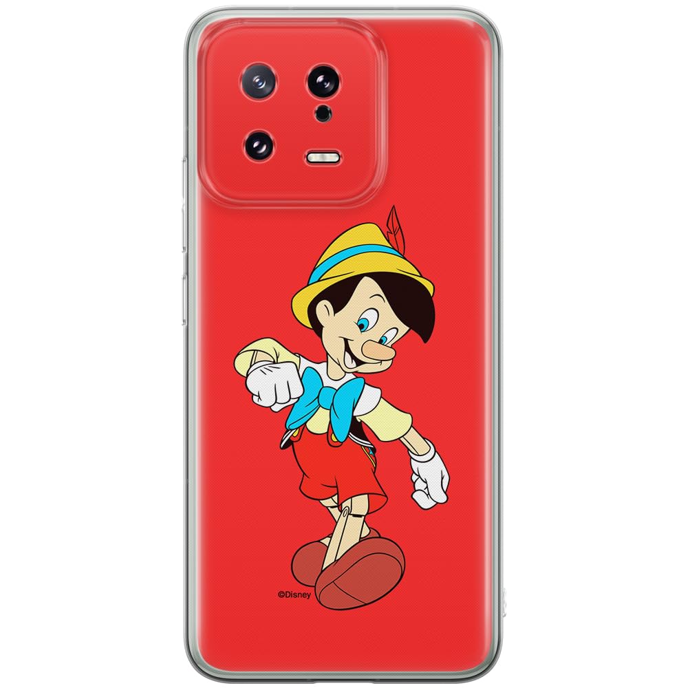 ERT GROUP mobile phone case for Xiaomi 13 original and officially Licensed Disney pattern Pinocchio 001 optimally adapted to the shape of the mobile phone, case made of TPU