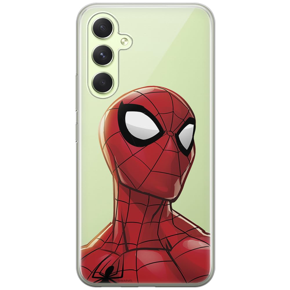 ERT GROUP mobile phone case for Samsung A54 5G original and officially Licensed Marvel pattern Spider Man 003 optimally adapted to the shape of the mobile phone, partially transparent