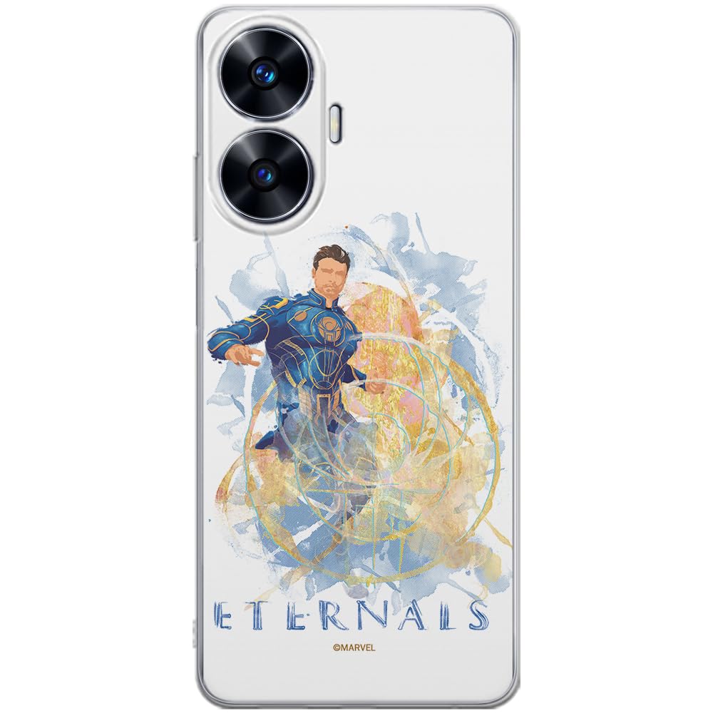 ERT GROUP mobile phone case for Realme C55 original and officially Licensed Marvel pattern Eternals 011 optimally adapted to the shape of the mobile phone, case made of TPU