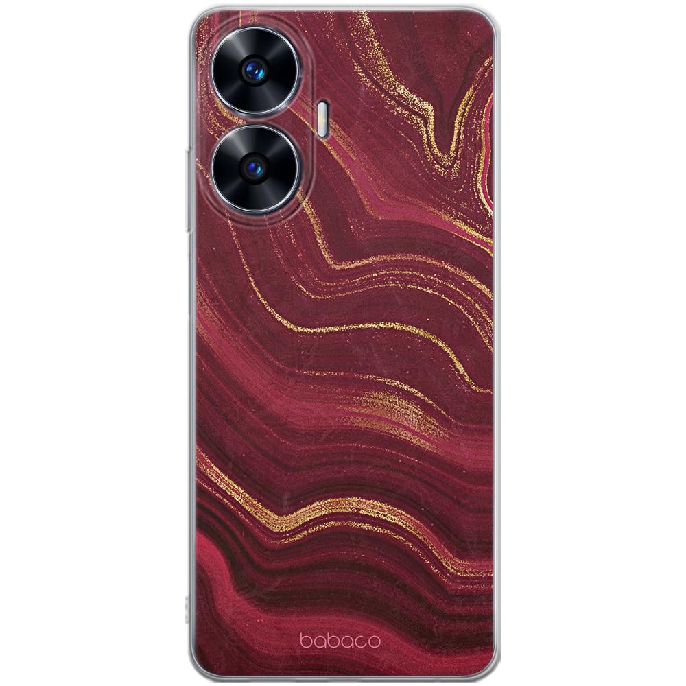 Babaco ERT GROUP mobile phone case for Realme C55 original and officially Licensed pattern Marble 011 optimally adapted to the shape of the mobile phone, case made of TPU