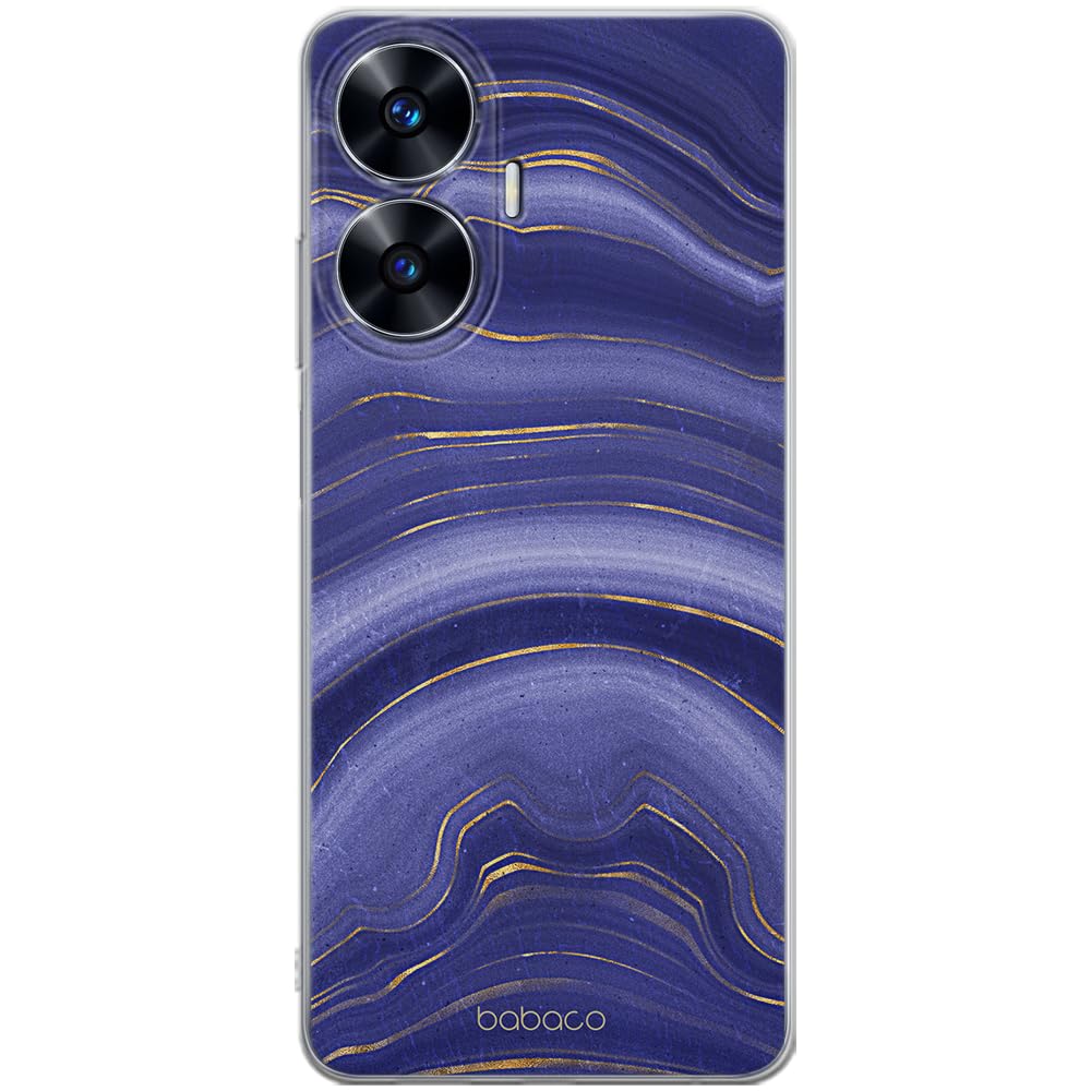 Babaco ERT GROUP mobile phone case for Realme C55 original and officially Licensed pattern Marble 005 optimally adapted to the shape of the mobile phone, case made of TPU