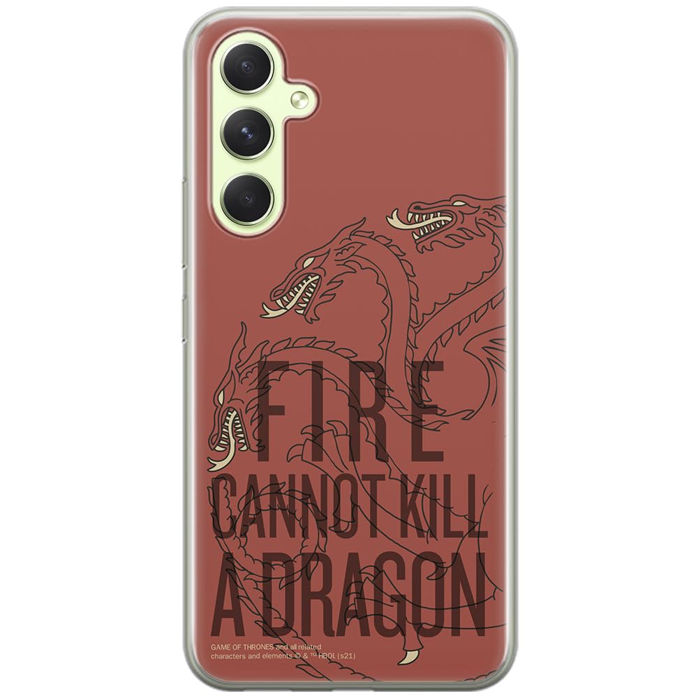 ERT GROUP mobile phone case for Samsung A54 5G original and officially Licensed Game of Thrones pattern 015 optimally adapted to the shape of the mobile phone, case made of TPU