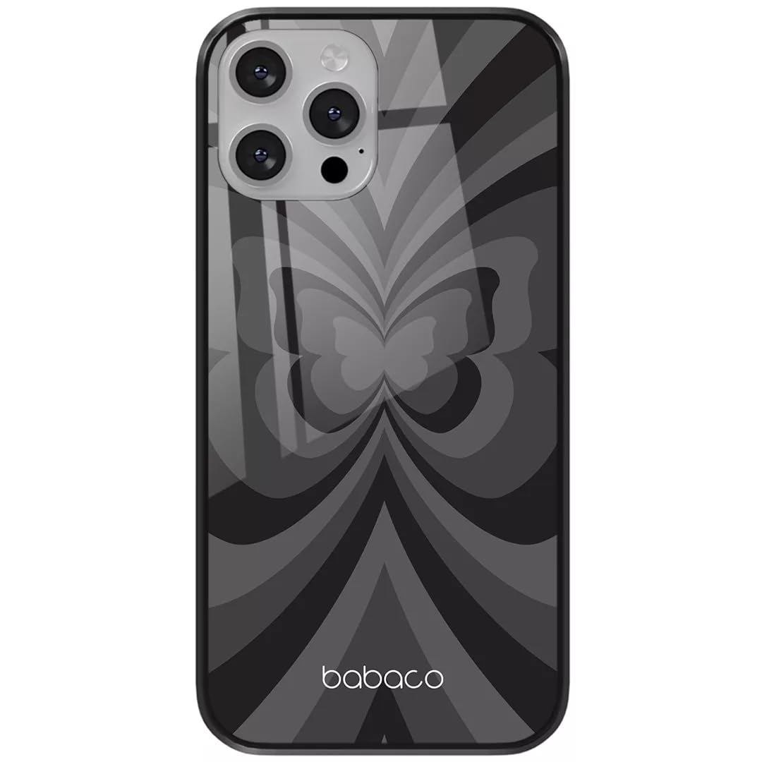 Babaco ERT GROUP mobile phone case for Apple Iphone 13 original and officially Licensed pattern Butterflies 001 made of hardened glass, optimally adapted to the mobile phone, protective cover