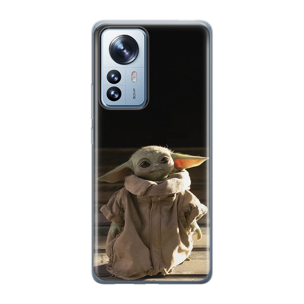 ERT GROUP mobile phone case for Xiaomi 12 / 12X original and officially Licensed Star Wars pattern Baby Yoda 001 optimally adapted to the shape of the mobile phone, case made of TPU