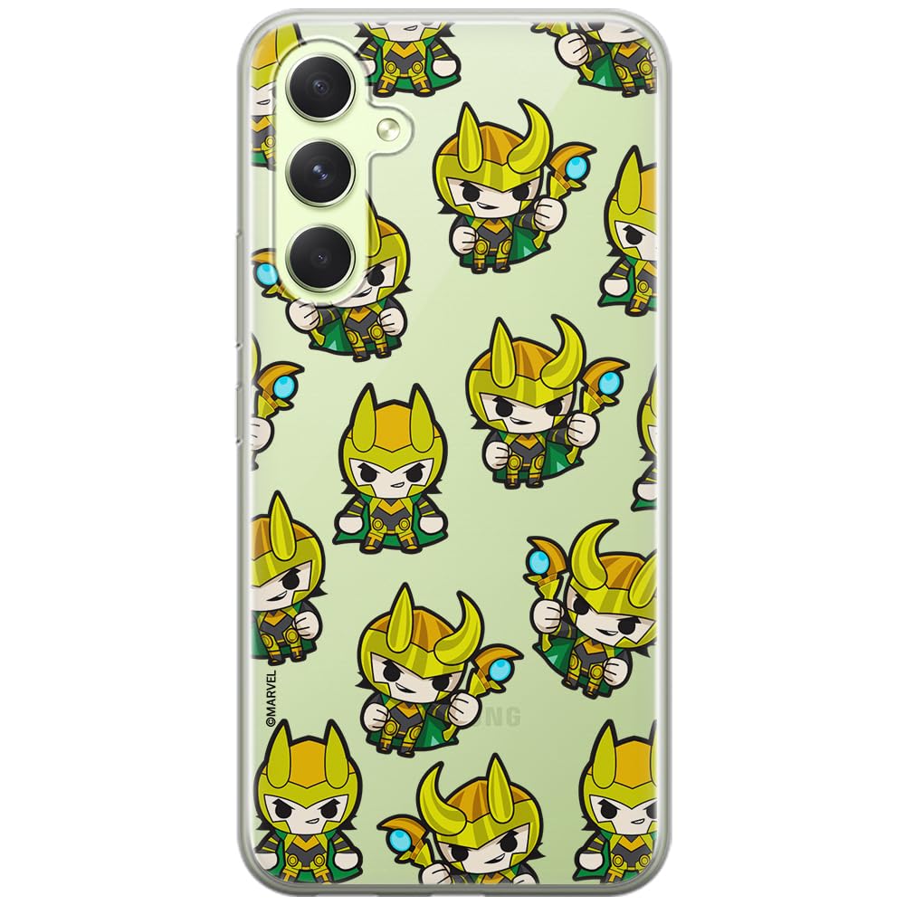 ERT GROUP mobile phone case for Samsung A54 5G original and officially Licensed Marvel pattern Loki 003 optimally adapted to the shape of the mobile phone, partially transparent