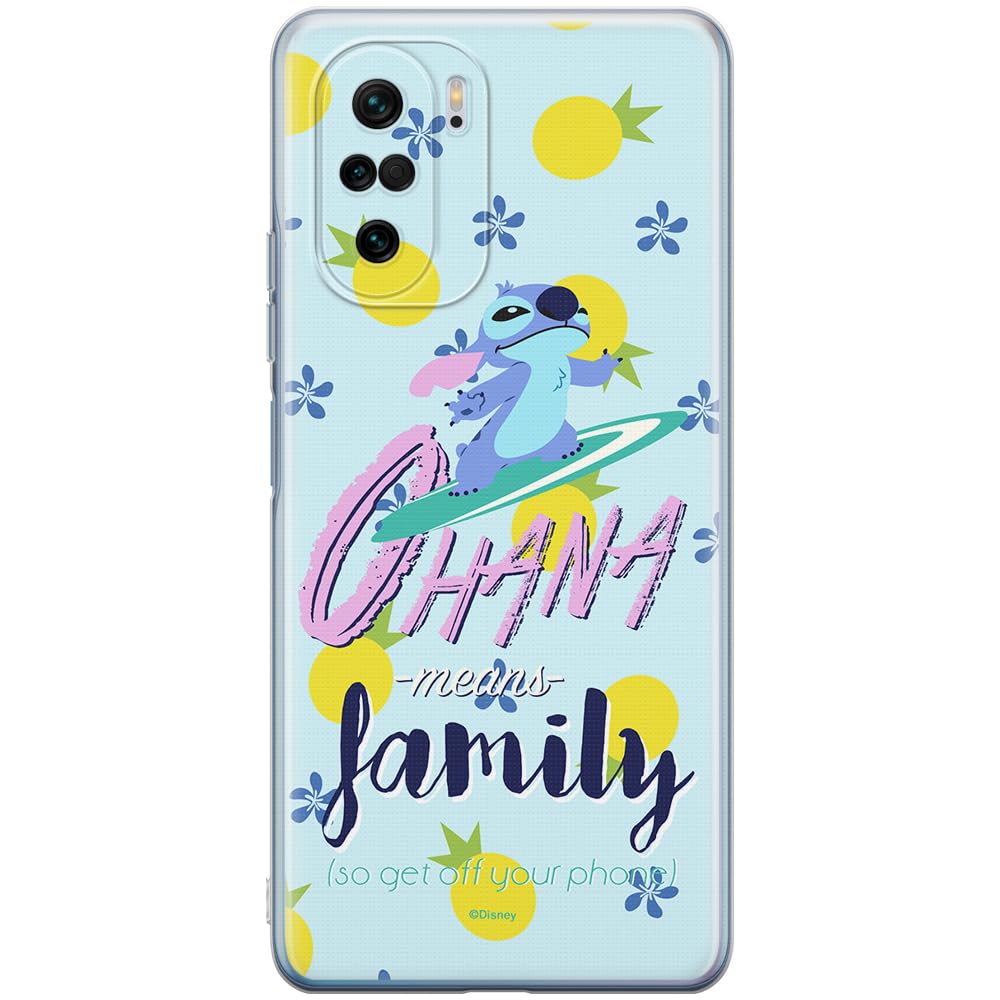 ERT GROUP mobile phone case for Xiaomi MI 11i/ REDMI K40/K40 PRO/POCO F3/ F3 PRO original and officially Licensed Disney pattern Stitch 004 adapted to the shape of the mobile phone, case made of TPU