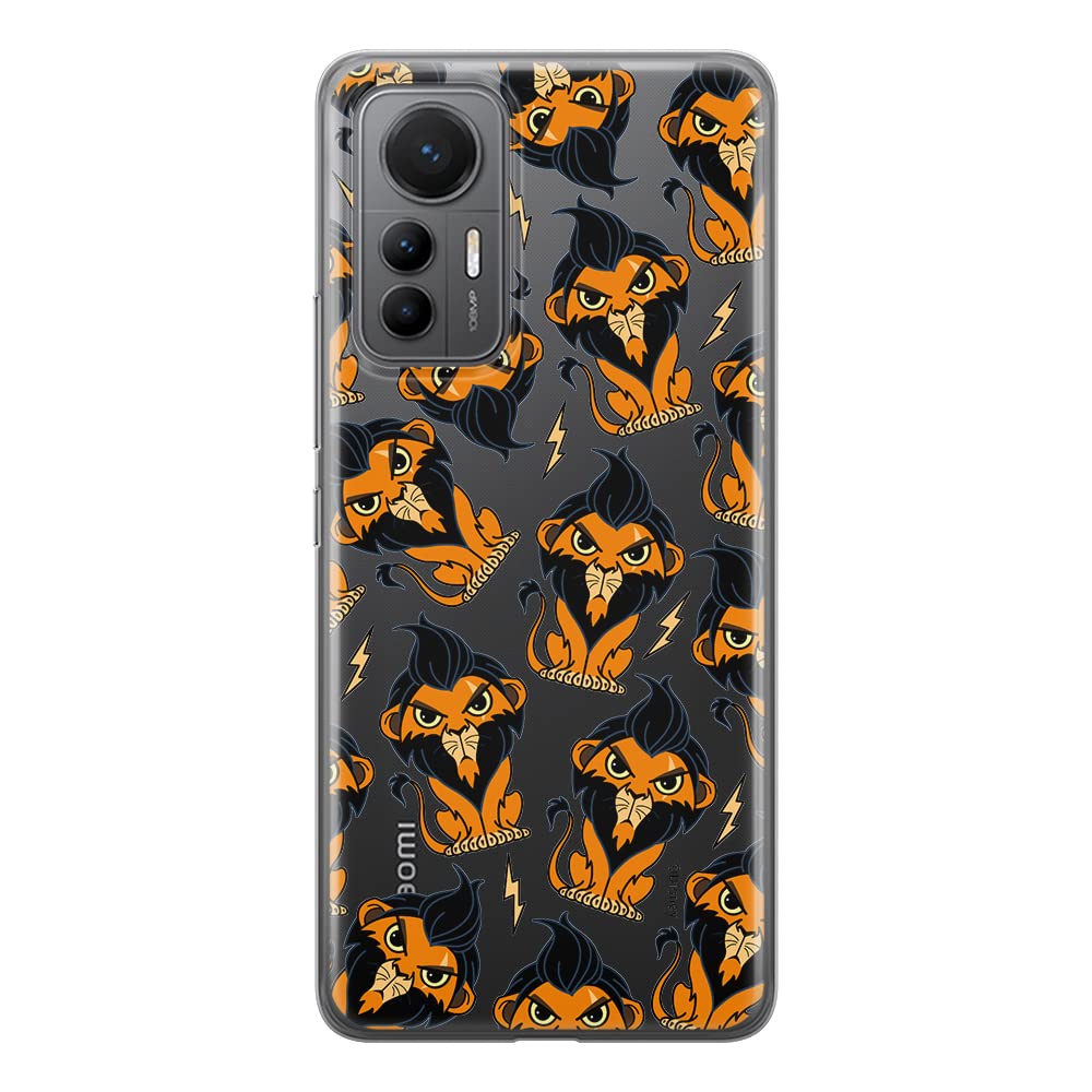 ERT GROUP mobile phone case for Xiaomi MI 12 LITE original and officially Licensed Disney pattern Scar 002 optimally adapted to the shape of the mobile phone, partially transparent