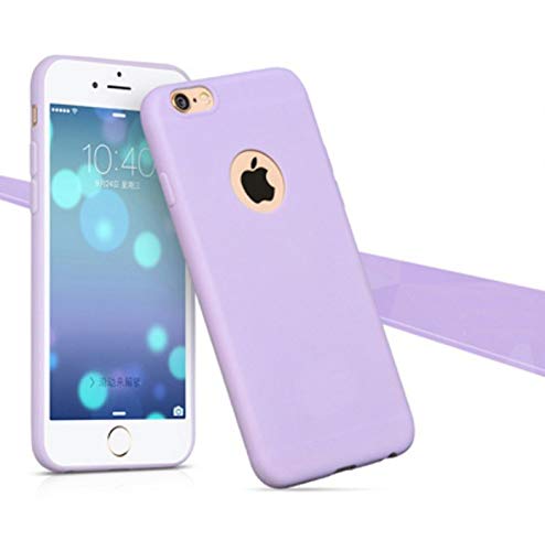 Silicone Case for Apple iPhone 7 Plus Ultra Thin Matte Purple