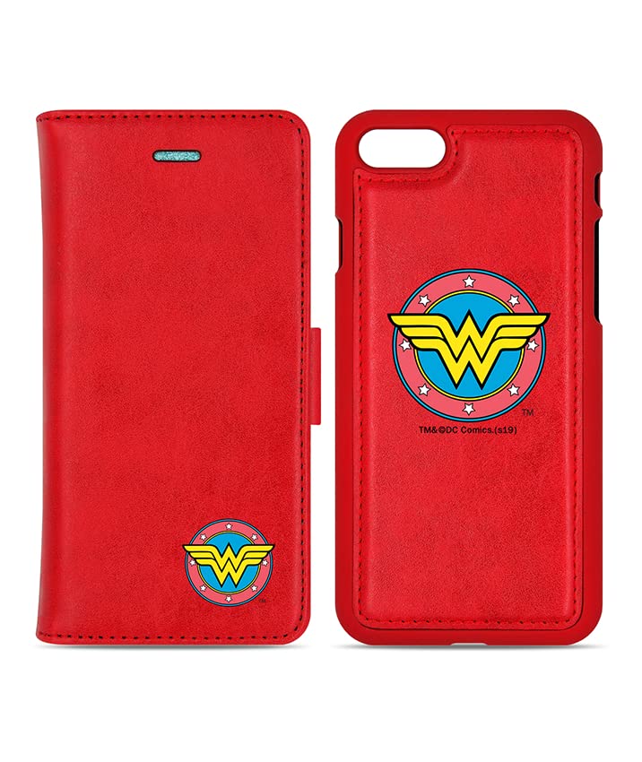 ERT GROUP Case Magnetic Wallet + case for IPHONE 5/5S/SE Wonder Woman 011 Multicolor
