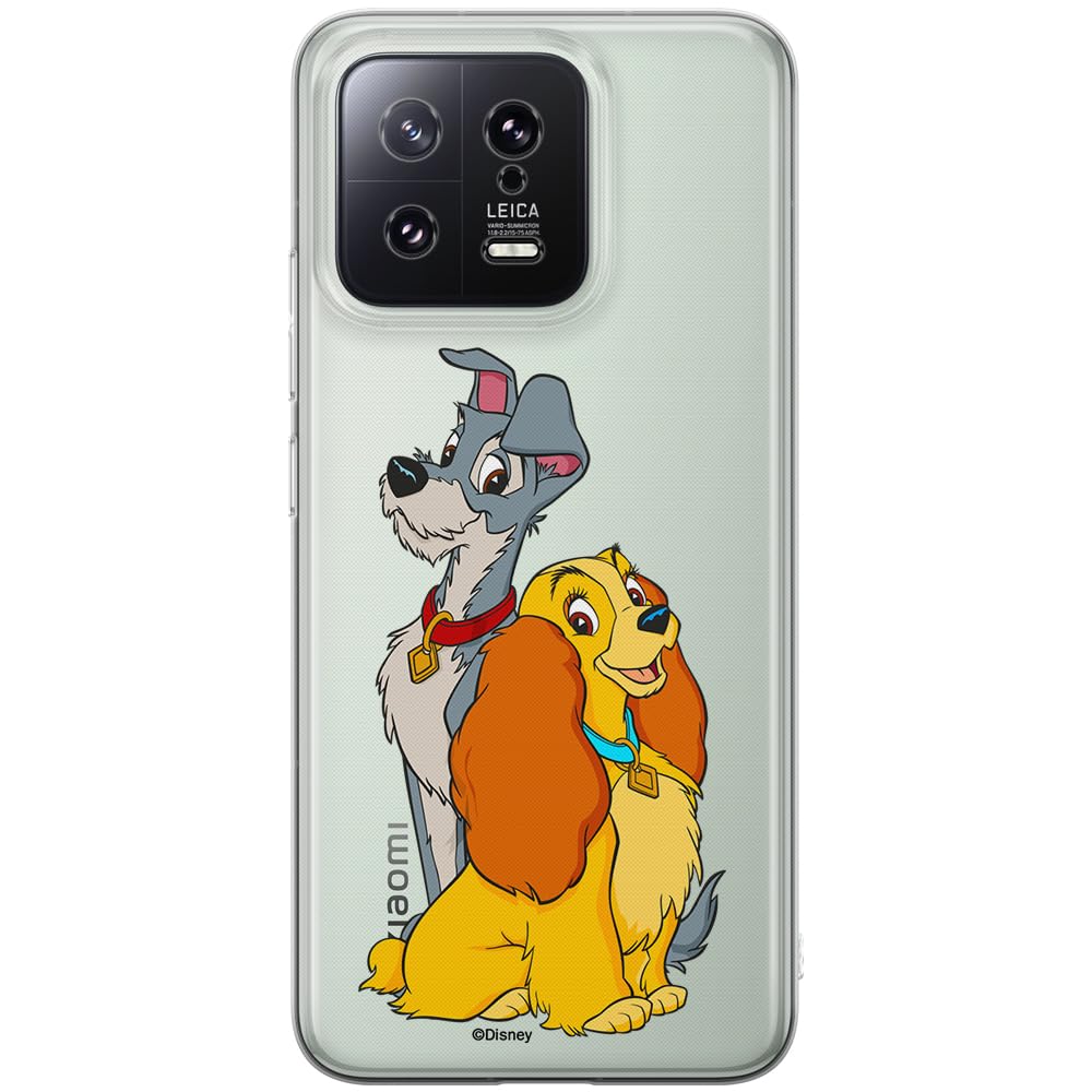 ERT GROUP mobile phone case for Xiaomi 13 original and officially Licensed Disney pattern Lady and the Tramp 003 optimally adapted to the shape of the mobile phone, partially transparent