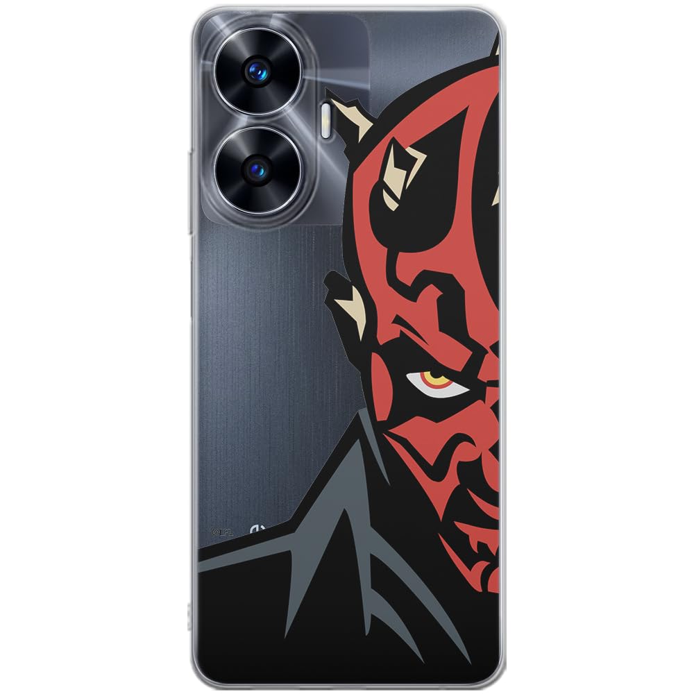 ERT GROUP mobile phone case for Realme C55 original and officially Licensed Star Wars pattern Darth Maul 003 optimally adapted to the shape of the mobile phone, partially transparent