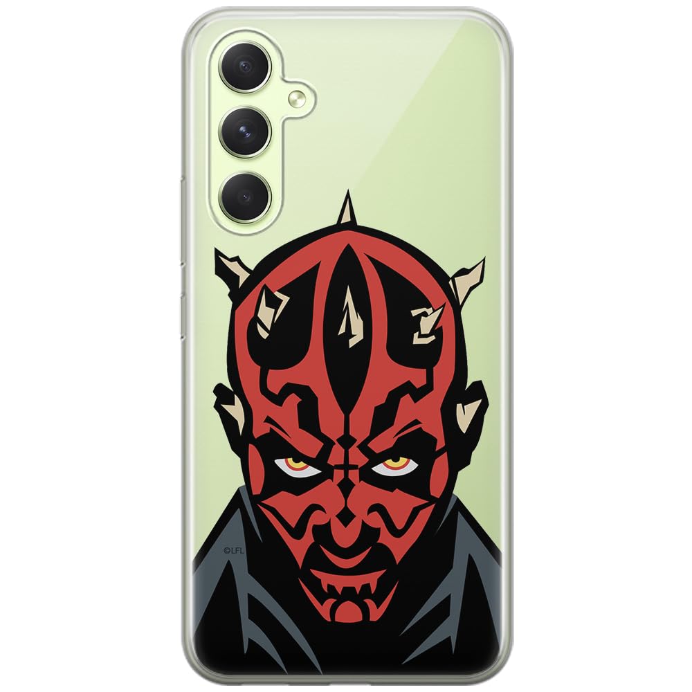 ERT GROUP mobile phone case for Samsung A54 5G original and officially Licensed Star Wars pattern Darth Maul 004 optimally adapted to the shape of the mobile phone, partially transparent