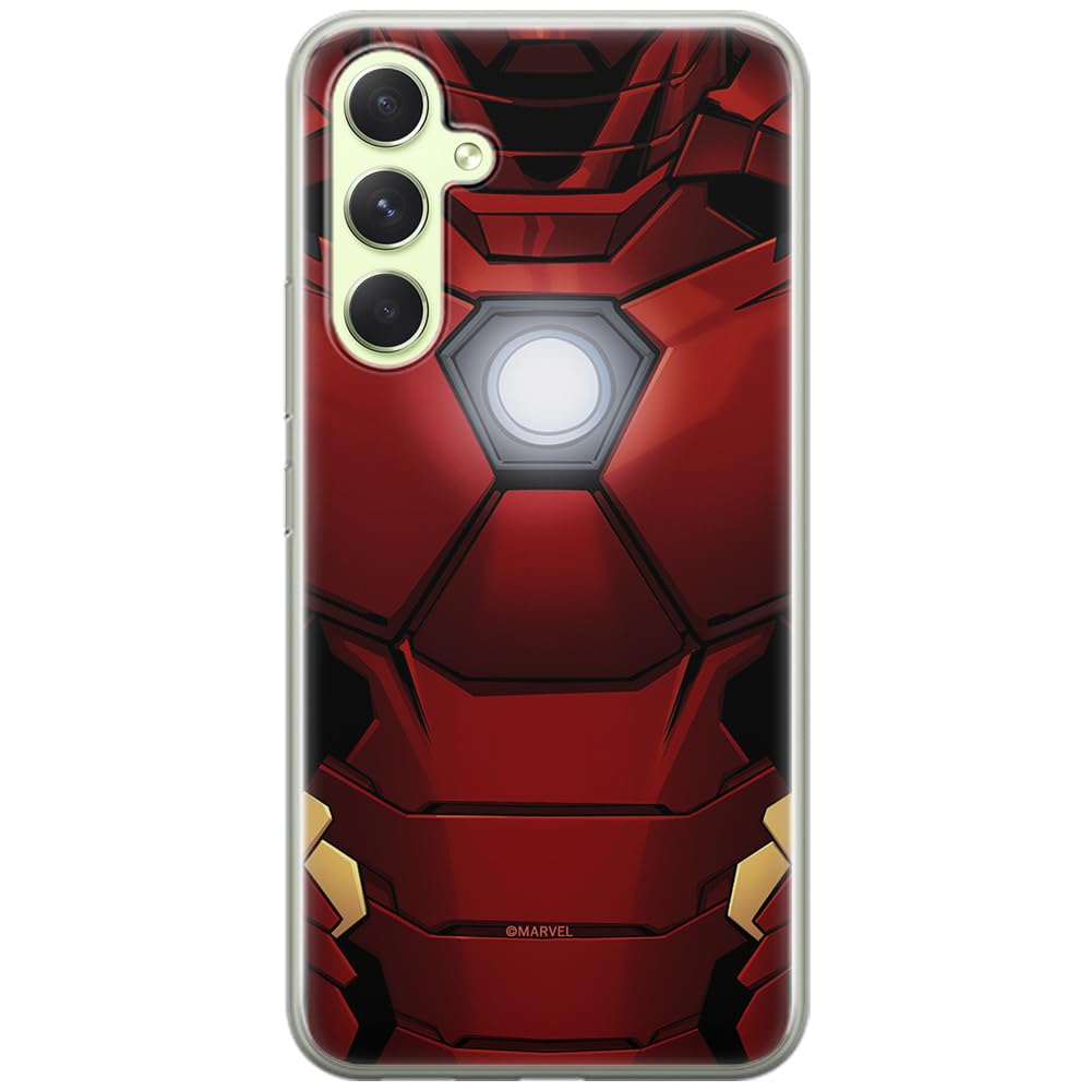 ERT GROUP mobile phone case for Samsung A54 5G original and officially Licensed Marvel pattern Iron Man 020 optimally adapted to the shape of the mobile phone, case made of TPU