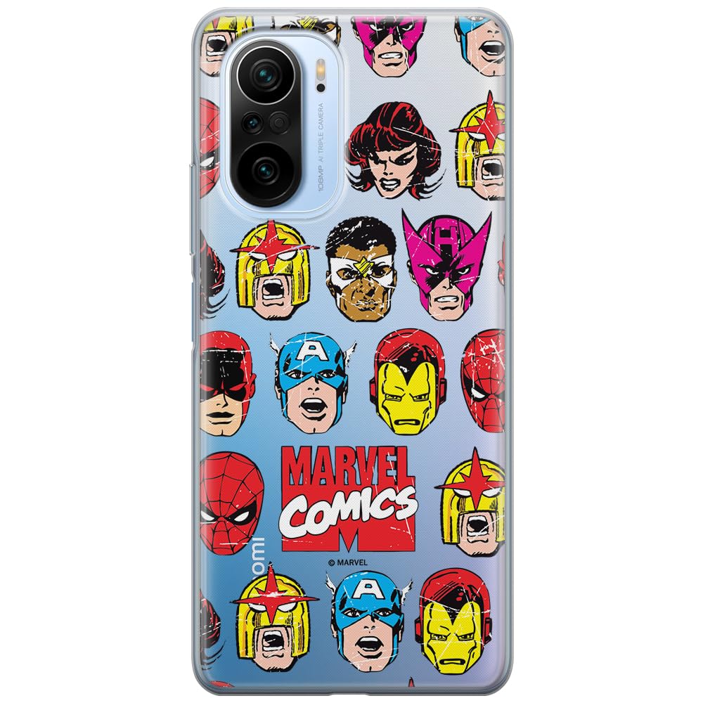 ERT GROUP mobile phone case for Xiaomi MI 11i/ REDMI K40/K40 PRO/POCO F3/ F3 PRO original and officially Licensed Marvel pattern Avengers 029 adapted to the shape of the mobile phone, case made of TPU