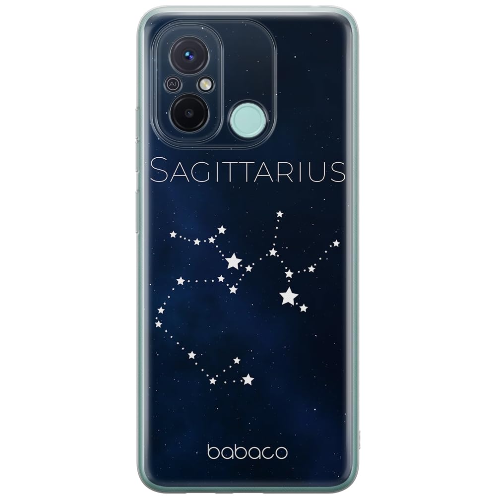 Babaco ERT GROUP mobile phone case for Xiaomi REDMI 12C/ REDMI 11A original and officially Licensed pattern Zodiac Constellation 009 adapted to the shape of the mobile phone, case made of TPU