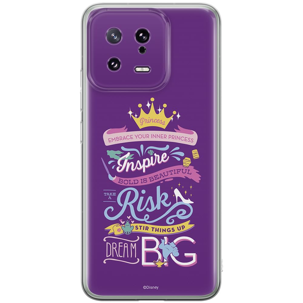 ERT GROUP mobile phone case for Xiaomi 13 original and officially Licensed Disney pattern Princesses 003 optimally adapted to the shape of the mobile phone, case made of TPU
