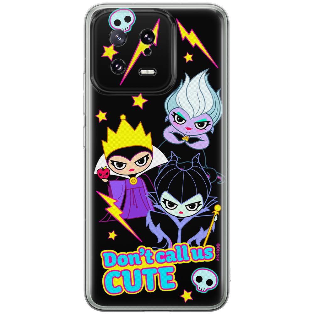 ERT GROUP mobile phone case for Xiaomi 13 original and officially Licensed Disney pattern Disney Villains 003 optimally adapted to the shape of the mobile phone, case made of TPU