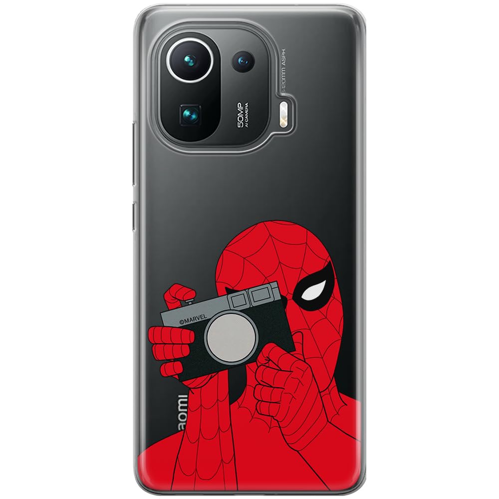 ERT GROUP mobile phone case for Xiaomi MI 11 PRO original and officially Licensed Marvel pattern Spider Man 026 optimally adapted to the shape of the mobile phone, partially transparent