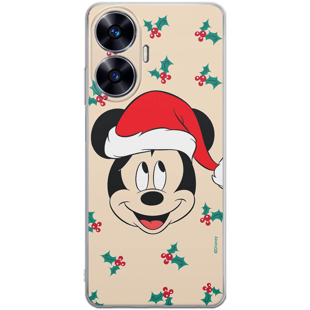 ERT GROUP mobile phone case for Realme C55 original and officially Licensed Disney pattern Mickey 040 optimally adapted to the shape of the mobile phone, case made of TPU