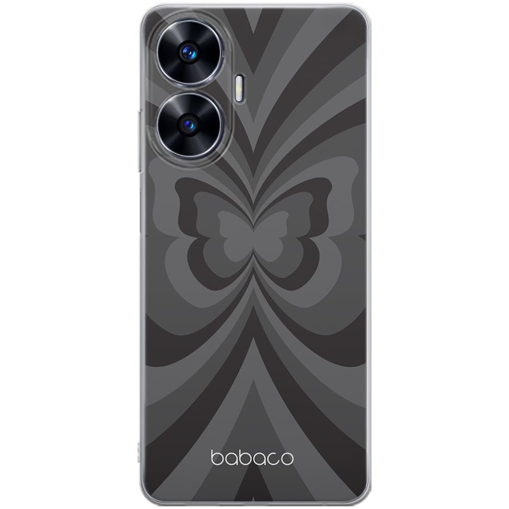 Babaco ERT GROUP mobile phone case for Realme C55 original and officially Licensed pattern Butterflies 001 optimally adapted to the shape of the mobile phone, case made of TPU