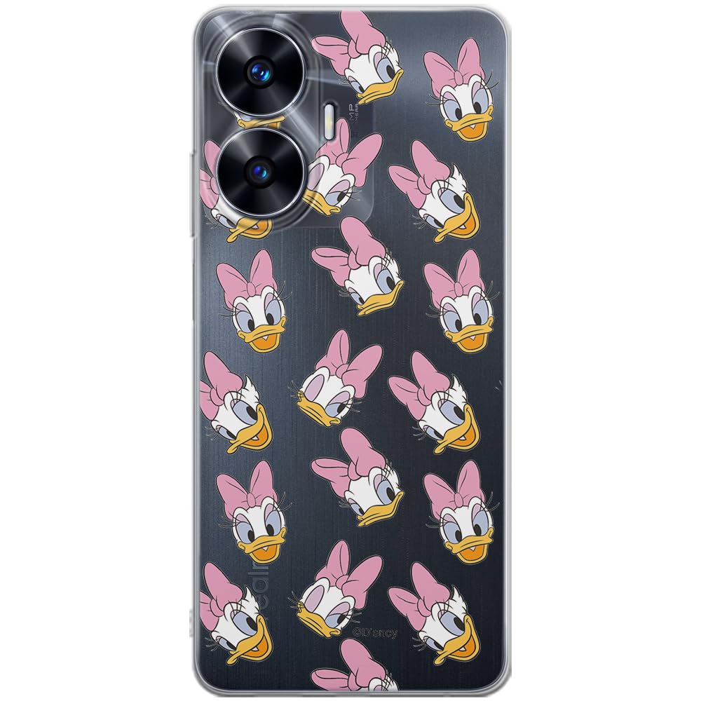 ERT GROUP mobile phone case for Realme C55 original and officially Licensed Disney pattern Daisy 007 optimally adapted to the shape of the mobile phone, partially transparent