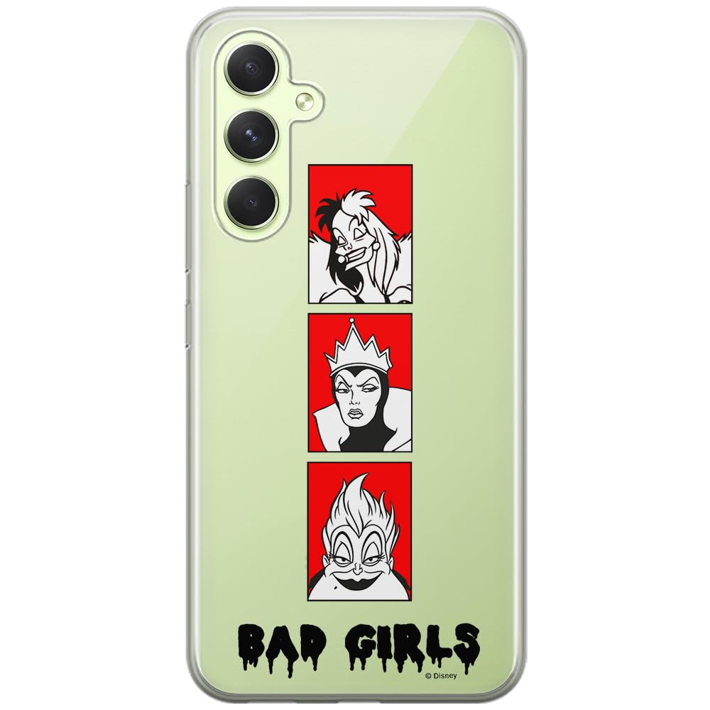 ERT GROUP mobile phone case for Samsung A54 5G original and officially Licensed Disney pattern Disney Villains 001 optimally adapted to the shape of the mobile phone, partially transparent