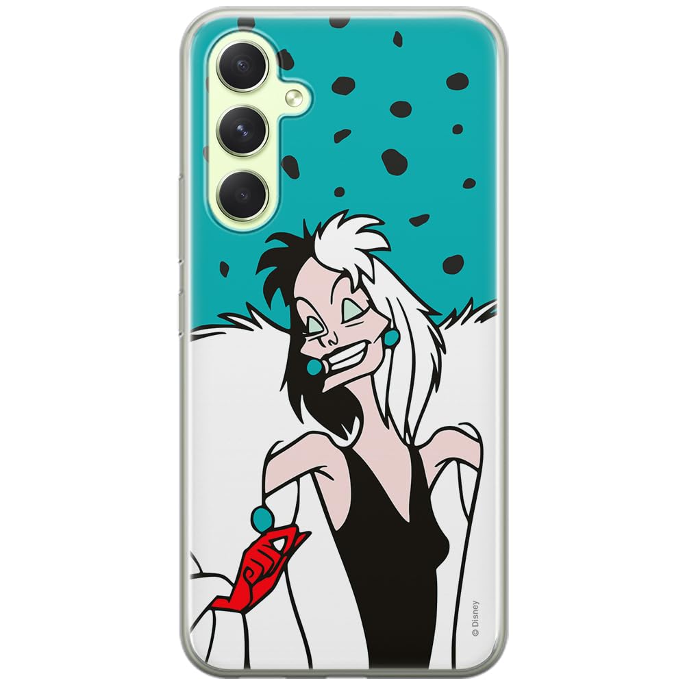 ERT GROUP mobile phone case for Samsung A54 5G original and officially Licensed Disney pattern Cruella 004 optimally adapted to the shape of the mobile phone, case made of TPU