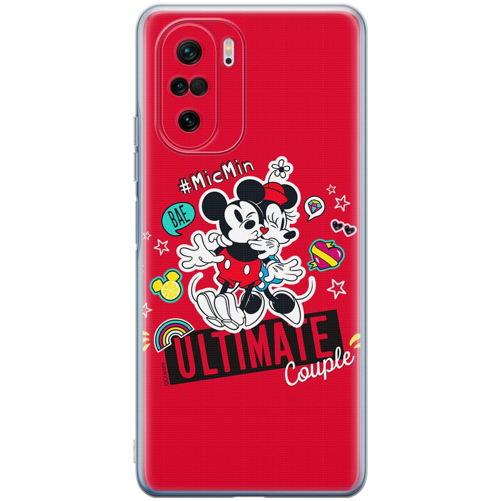 ERT GROUP mobile phone case for Xiaomi MI 11i/ REDMI K40/K40 PRO/POCO F3/ F3 PRO original and officially Licensed Disney pattern Mickey & Minnie 012, case made of TPU